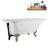 62" Streamline Clawfoot Tub,Tray,Drain, Clawfeet-101628983-102218230