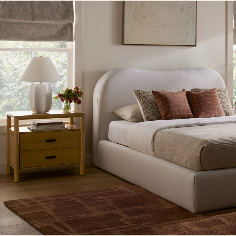 Kaplan 29'' W Mid-Century Nightstand for Bedroom