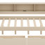 Lit plateforme avec tablettes de rangement, tiroirs, station de charge et tête de lit tapissier-440679761-440679758