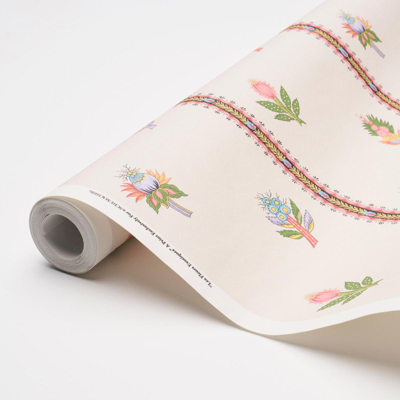Les Fleurs Exotiques Wallpaper, Antique Rose