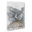 Boat In Lago Di Braies Italy Abstract Art - Wrapped Canvas Print-55317314