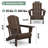 Clitheroe Foldable HDPE Adirondack Chair-2049837472