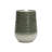 Emerald Ribbed Top with Ivory Bottom Tall Resin Fountain with Lights-1854695408