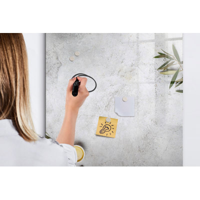Magnetic Glass Photo Memo Board