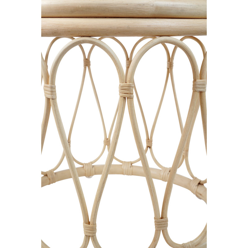 Forehand Drum End Table, Brown