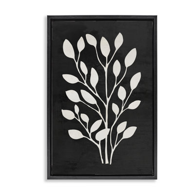 Botanical Leaf Whispers Floating Frame, design by Andrea Haase