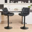 Tabourets de bar à hauteur réglable avec repose-pieds Latiera-98722009