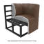 Chaise de coin modulaire sans accoudoirs Lavli