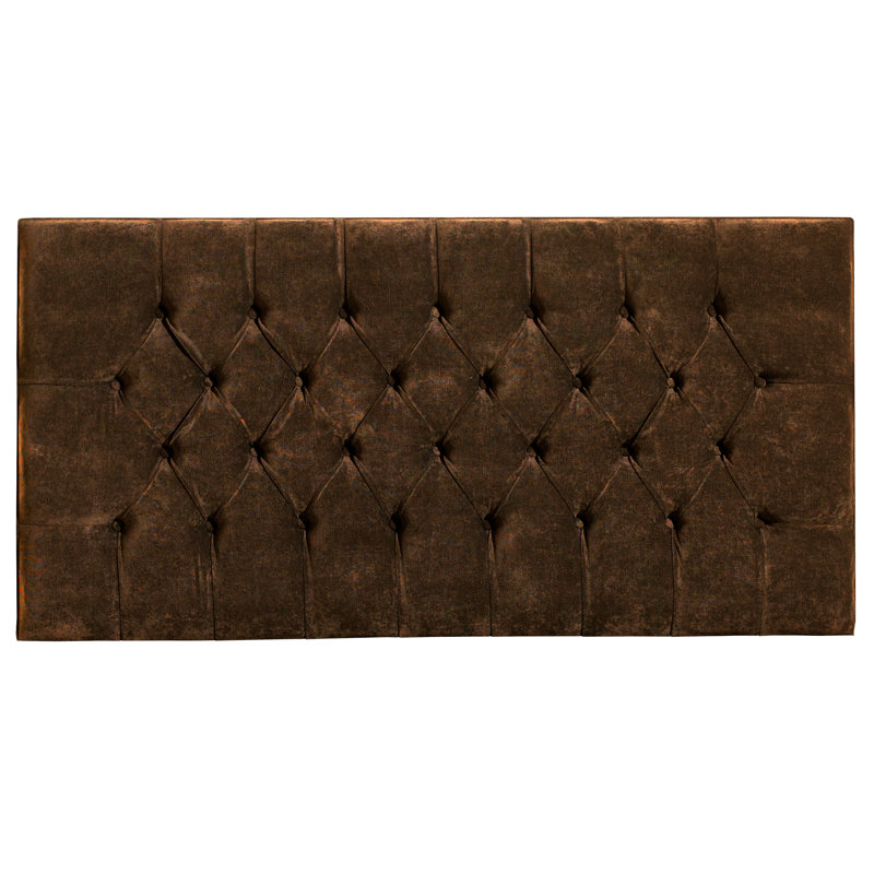 Nicolette Upholstered Headboard, Brown, Single (3')