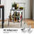 Commercial Grade Chrome Bar Cart with  Wine Rack & Locking Wheels Design for Restaurants, Events, Home Bars