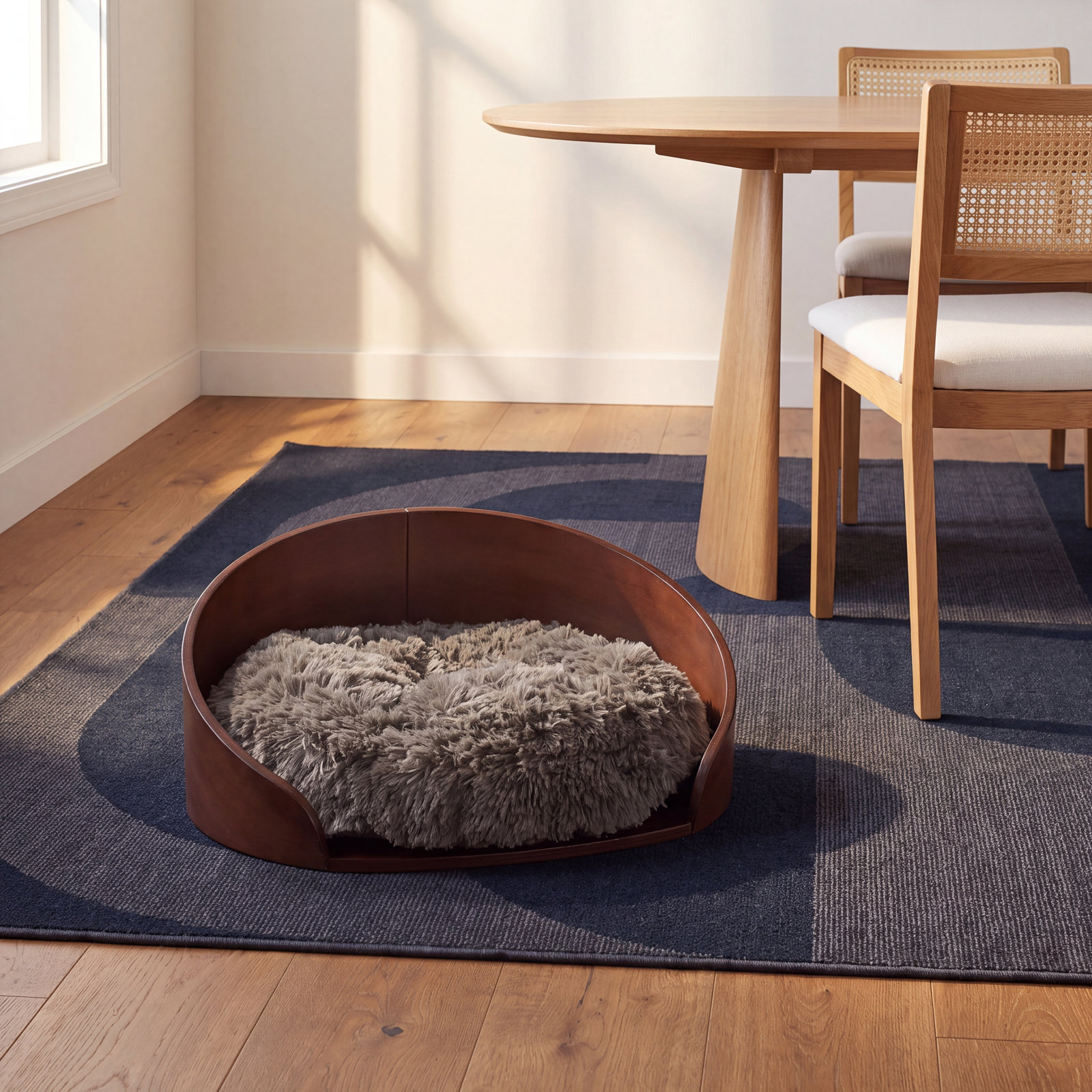 Kuai Cat Bed, Dark Brown