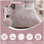 Floral Polycotton Duvet Cover Set with Matching Pillowcases Yarn Soft Bedding-38163897-38163892
