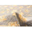 Tapis gris Peshawar Oushak 4 pi 0 po x 4 pi 2 po