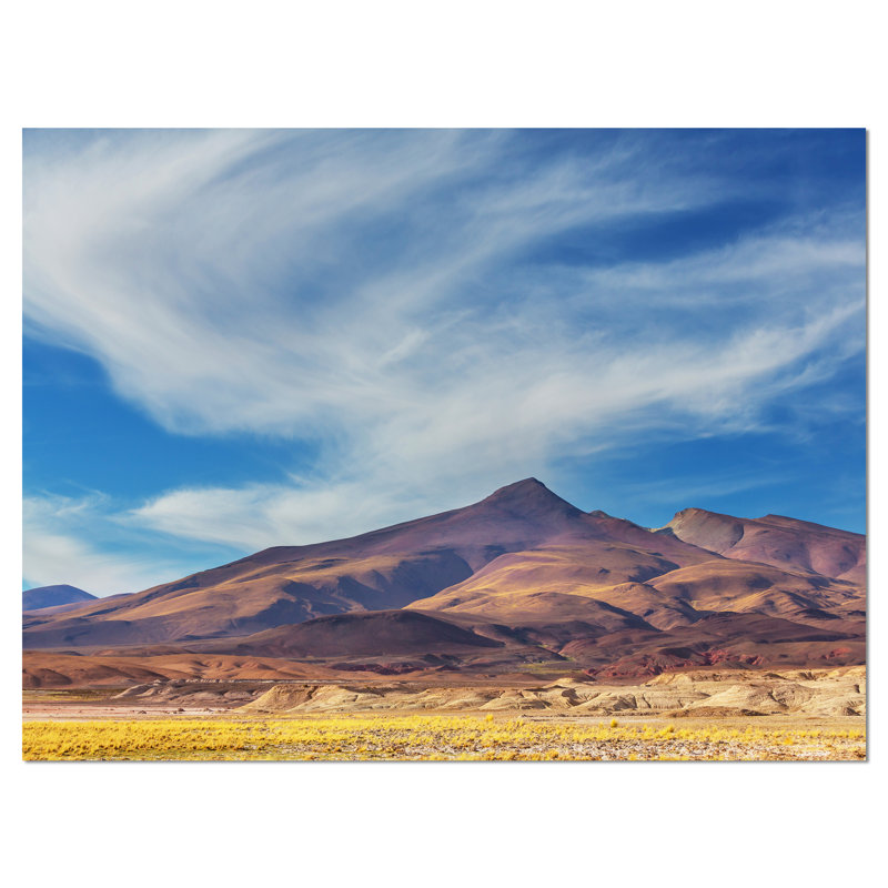 « brillante argentine mountain region », reproduction de photo sur toile tendue, H 30 po x l 40 po