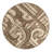 Soft Plush Ehmann Ornate Traditional Vintage Look Area Rug in Beige – Beige Binding-1744272075
