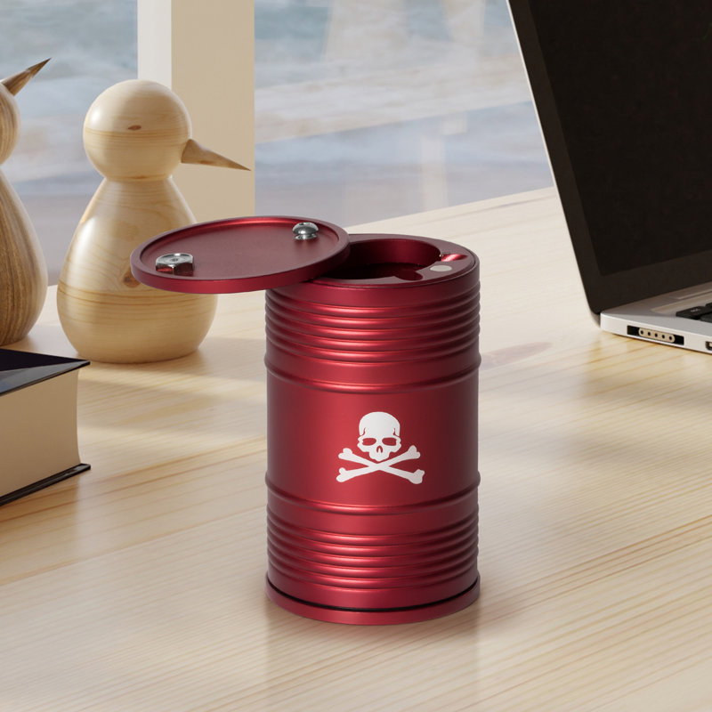 Cendrier portatif Skull