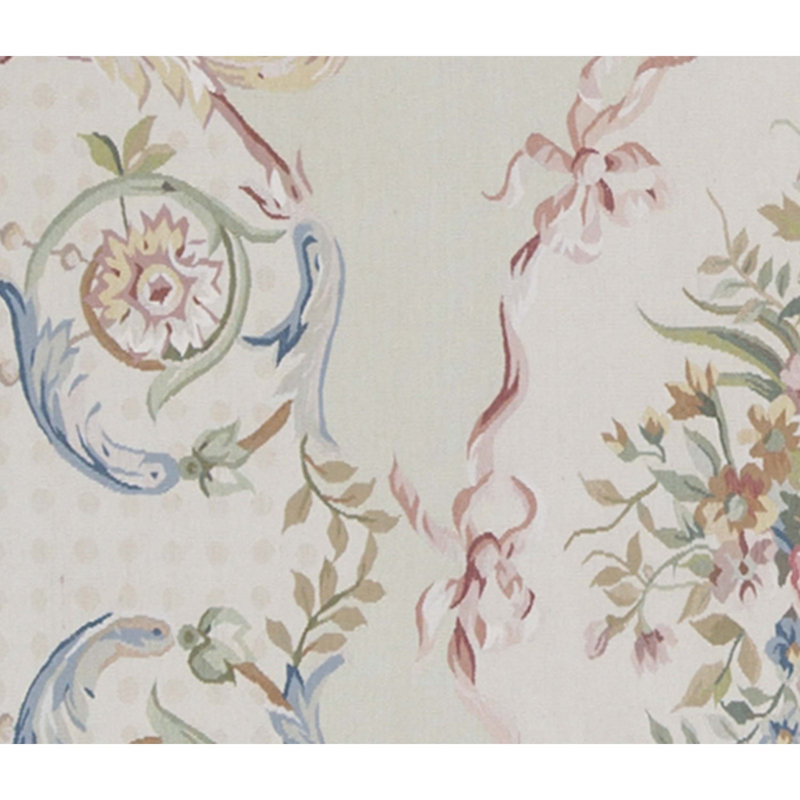 Aubusson Hand Knotted Wool Oriental Area Rug