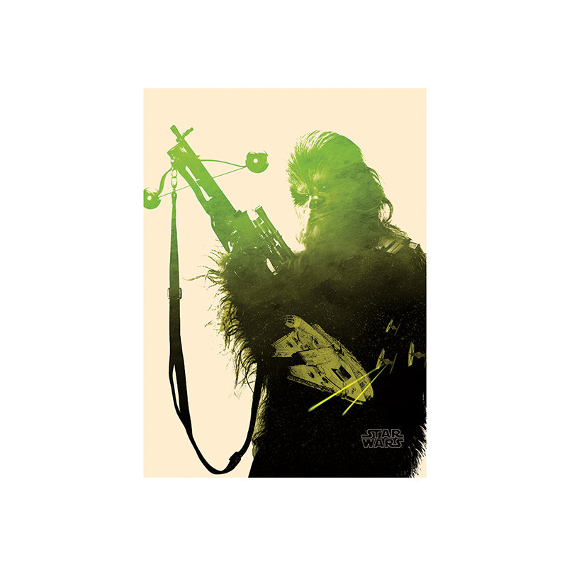 Star Wars Episode VII 'Chewbacca Tri - Print, Paper
