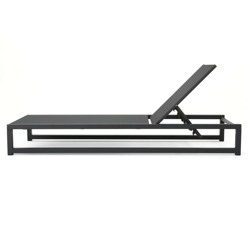 Chaise longue d'extérieur VENISE CHAISE, Gris
