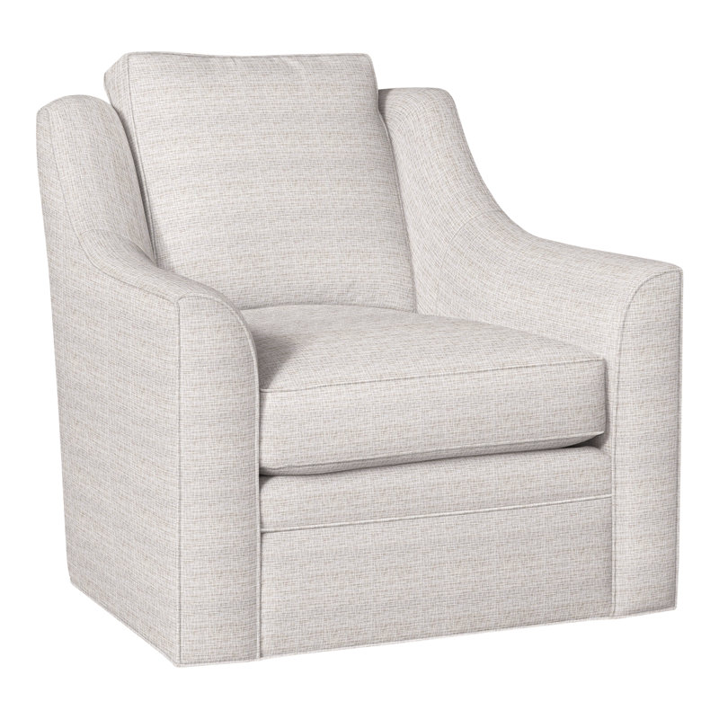 American Bungalow Nicholas Barrel Back Swivel Chair, Perigold IceBreaker White Sands