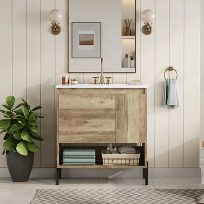 Meuble-lavabo moderne 30 po