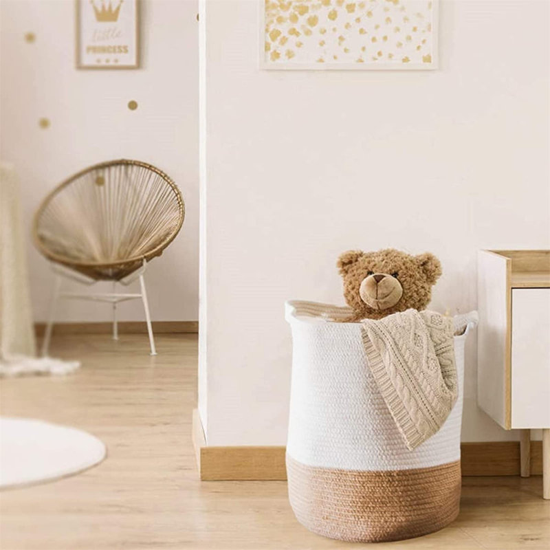 Zuvo Fabric Laundry Basket with Handles