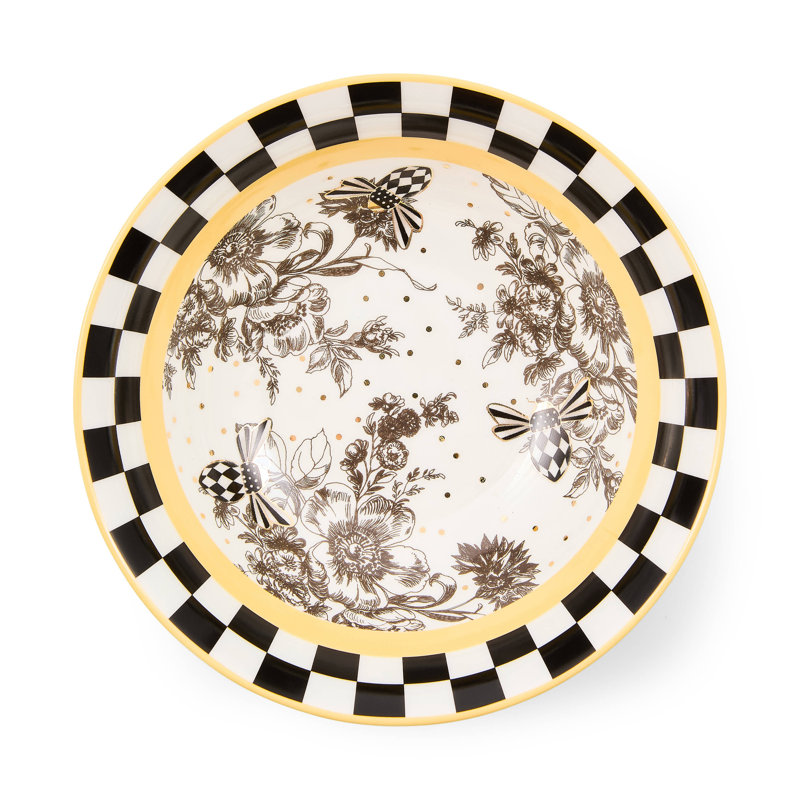 Bee Toile Bowl