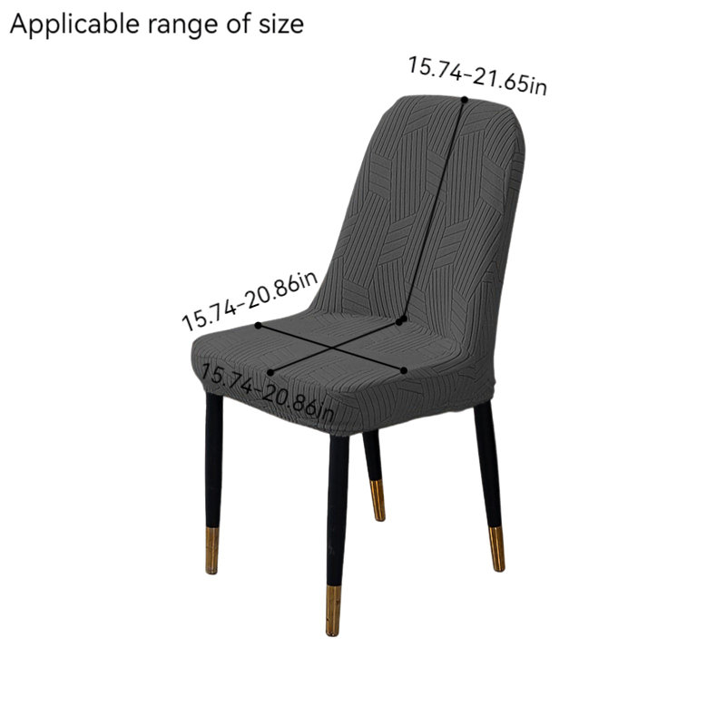 Housse pour chaise de salle à manger en polyester