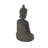Aghnadarragh Polystone Meditating Buddha Brown Decorative Sculpture with Engraved Carvings and Relief Detailing