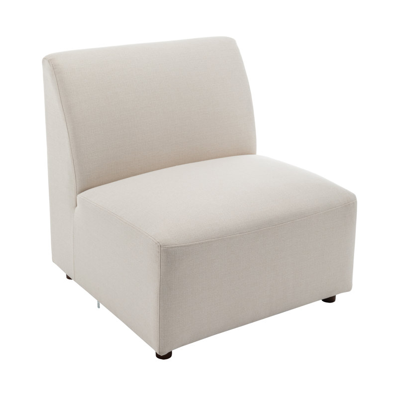 Fauteuil modulaire Duvall - Tissu performance, Polyester beige