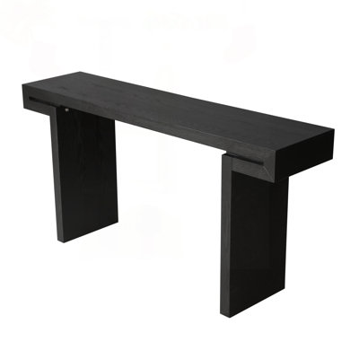 Rustic Farmhouse Console Table with Distressed Finish