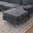 4-Piece 92.1"W Modular Sofa Sectional With Ottoman-1564293373