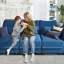 Canapé modulaire rembourré 11 pièces 122 po Osvaldas-34810848