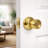 Terrace Passage Hall/Closet Door Knob with Universal 6-Way Latch-14651638