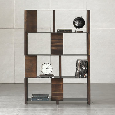 62.6" H x 43.31" W Creative Minimalist Bookshelf, 4-Tier Display Shelf for Living Room