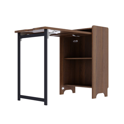 Foldable Iron Writing Desk