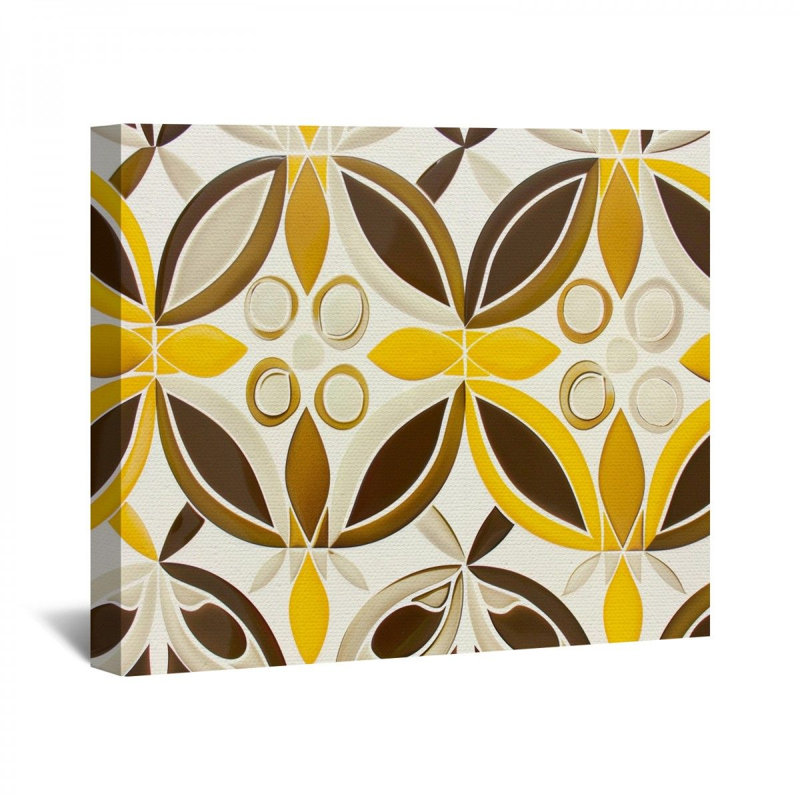 «Mod Pattern» sur toile, H 11 po x l 14 po x P 3 po