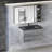 Single Floating Bathroom Vanity With Sink, Wall-Mounted Bathroom Storage Vanity Cabinet For Bathroom