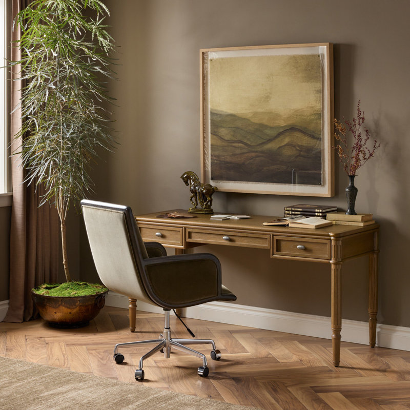 Abidemi Solid Wood Writing Desk
