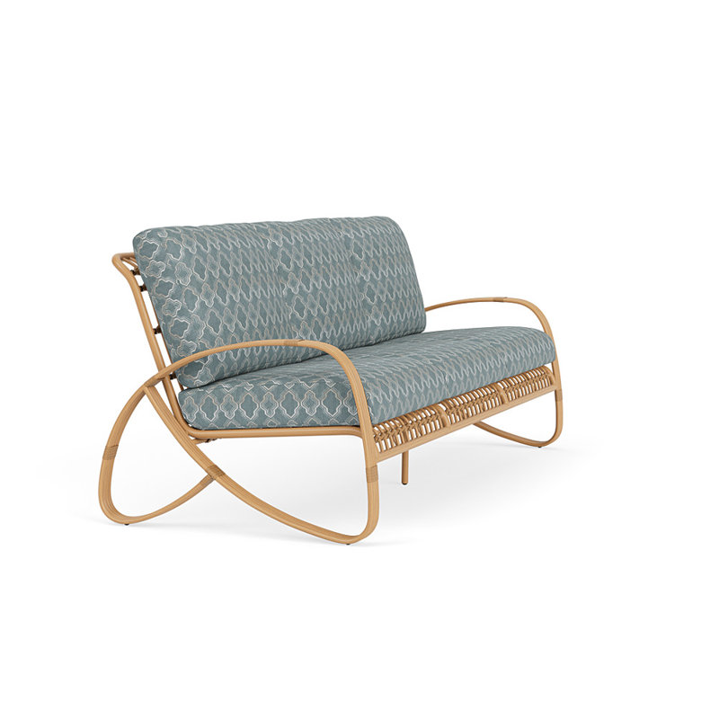 Riviera Outdoor 3 - Seat Patio Sofa, Luna Mist