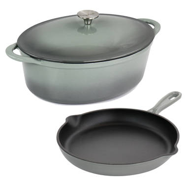 Matte Black 11 Cast Iron Skillet - Turgla Home