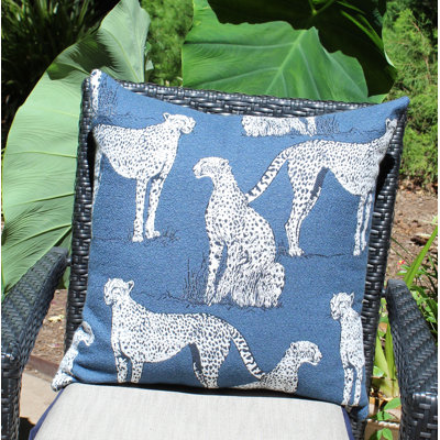 Savannah Cat Square Pillow Cover & Insert