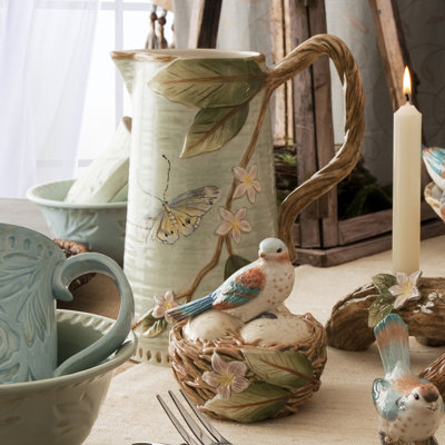 Fitz And Floyd Toulouse Pitcher, 9.75 Inch