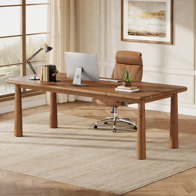 Solid Wood Executive Desk