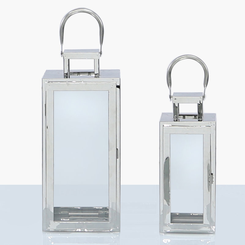 2 Piece Floor Lantern Set