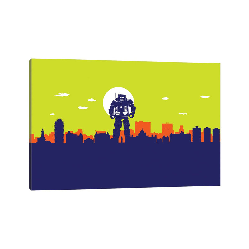 Victoria Robot - Print on Canvas, Wrapped Canvas, 66.04cm H x 101.6cm W x 1.91cm D