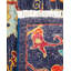 Tapis bleu en laine 3 pi 2 po x 11 pi 9 po Gabo One-of-a-Kind 2010