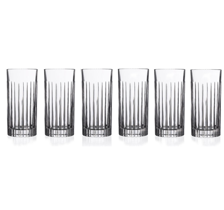 Lorren Home Trends RCR Crystal Highball Glass Set of 6