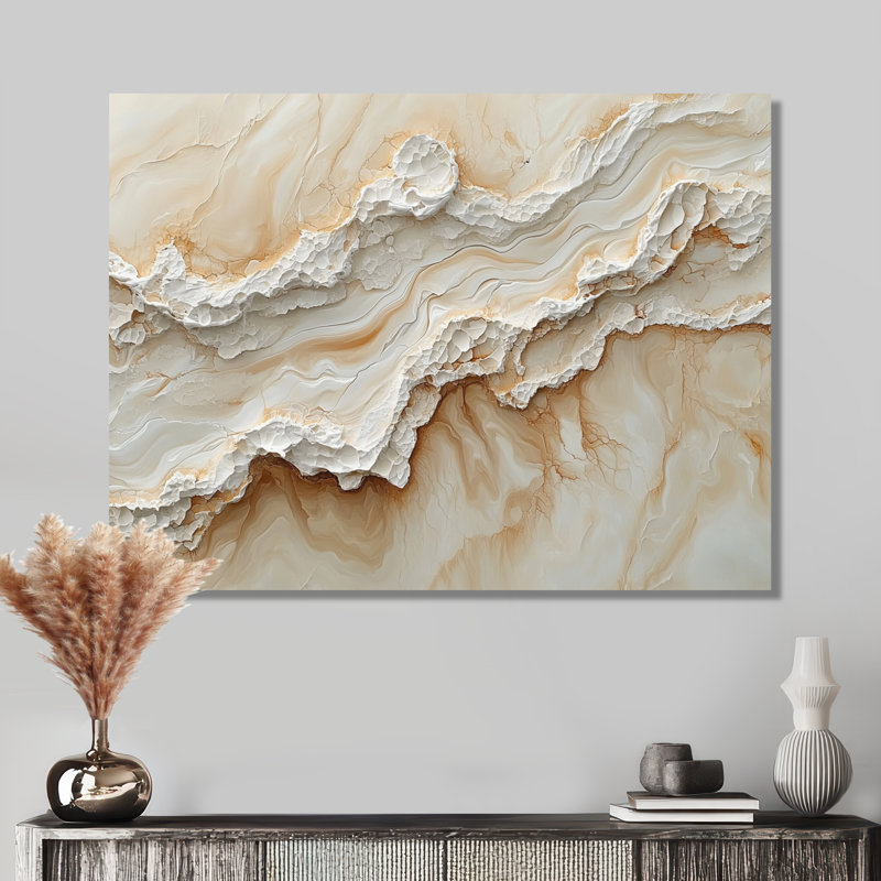 Woodmansee - Abstract Wall Art, H 30 po x l 40 po, Toile tendue sur cadre, Ne s’applique pas