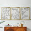 Botanical S croquis I - Toile tendue avec châssis sur mesure - 3 pièces-402361296-402361311